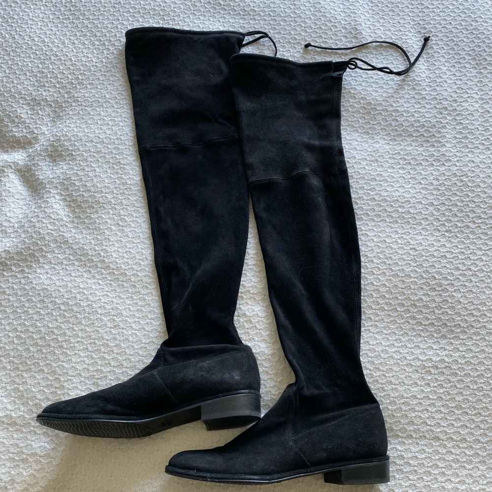 Stuart Weitzman Lowland Over the Knee Suede Boots size 6.5